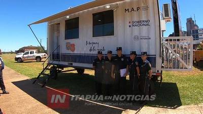 HABILITAN COMISARÍA MÓVIL FRENTE A LA PLAYA SAN JOSÉ ENCARNACIÓN.