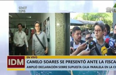 Camilo Soares se presentó ante la fiscalía - SNT