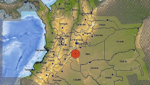 Un sismo de magnitud 6 sacude el centro de Colombia sin causar daños