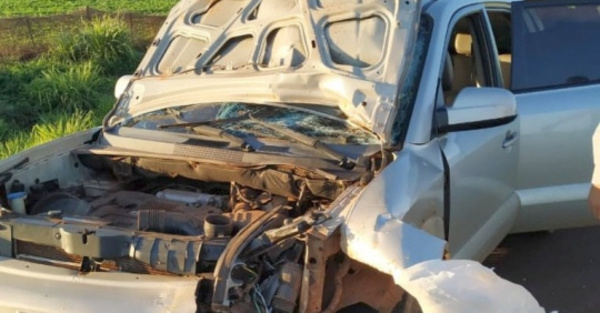 Motoca murió tras un violento choque frontal
