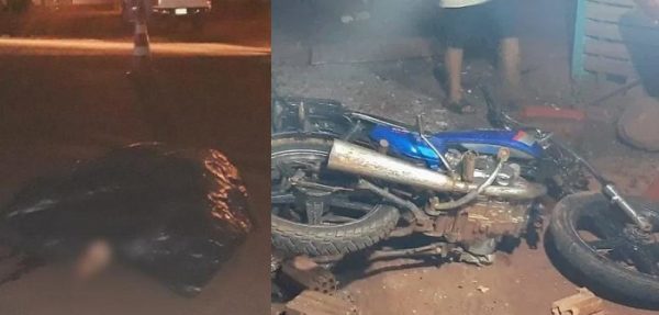 Peatón muere tras ser embestido por una motocicleta