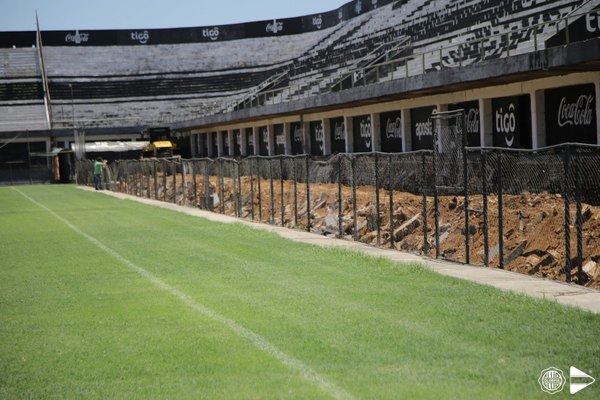 Olimpia: Comienza la construcción de las Plateas VIP en Para Uno