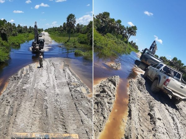 Chaco: Vigilan caminos en mal estado para evitar estancamientos