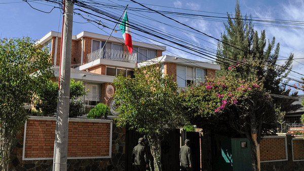 México denuncia incremento del "acoso" a su embajada en Bolivia » Ñanduti