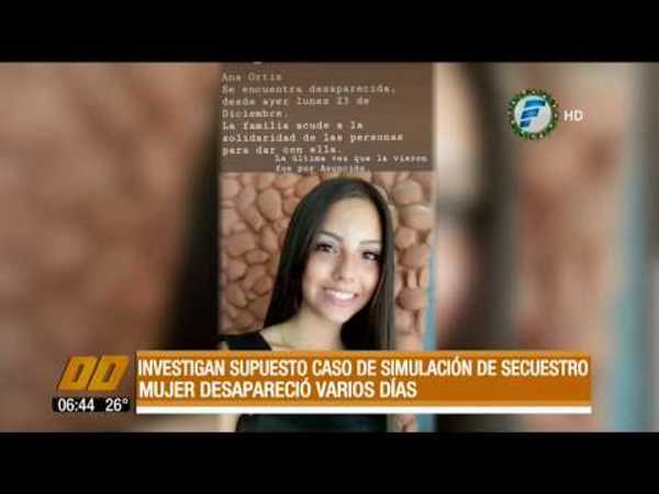 ¿Fingió su propio secuestro?