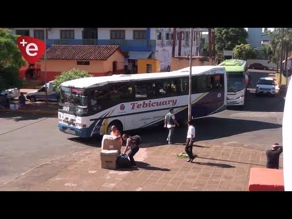 POCO MOVIMIENTO EN LA TERMINAL DE ÓMNIBUS DE ENCARNACIÓN EN NAVIDAD