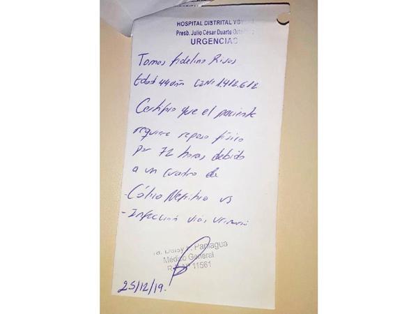 Rivas alegó enfermedad y quedó suspendida su audiencia preliminar