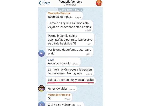 Acusan que Empo financió en negro la campaña de Ferreiro