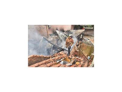 Incendio consumió una casa en Cambala