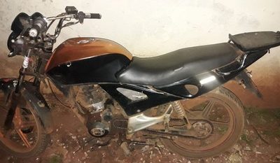 Abandonan motocicleta en Franco