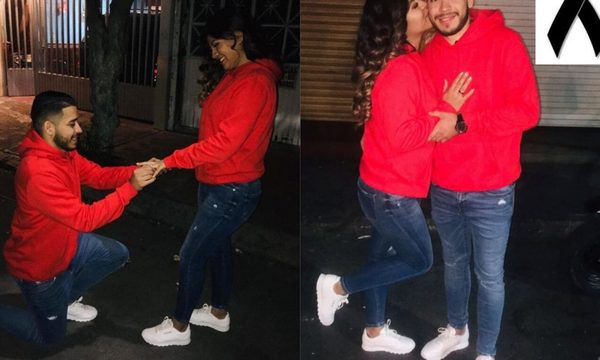 Recibió el sí de su futura esposa en Navidad y horas después falleció