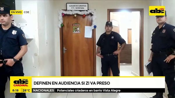 Definen en audiencia si ZI va preso - ABC Noticias - ABC Color