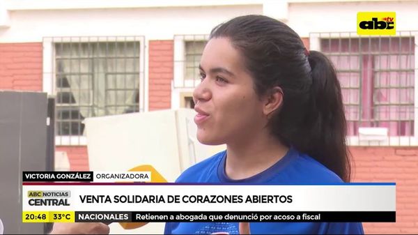 Venta solidaria de Corazones Abiertos - ABC Noticias - ABC Color