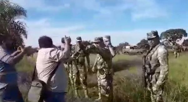 Incidentado intento de invasión a predio militar