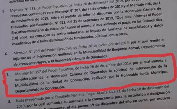 Pedido de intervención de comuna concepcionera ya pasó a Cámara de Diputados | Radio Regional 660 AM