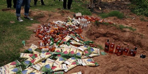 Destruyeron gran cantidad de bebidas incautadas en Tacumbú