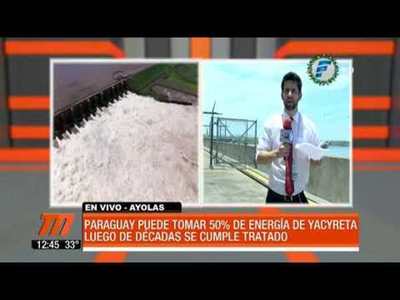 Paraguay accederá al 100 % de la energía en Yacyretá