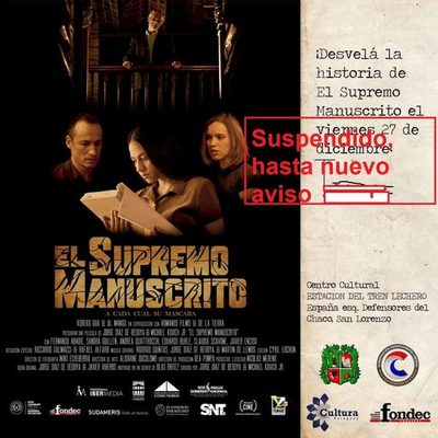 Se posterga proyección de película "El Supremo Manuscrito" | San Lorenzo Py