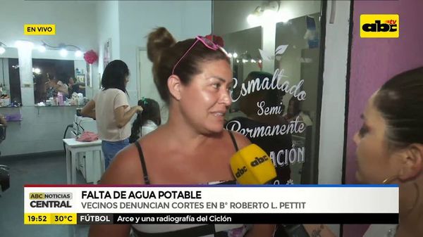 Falta de agua potable - ABC Noticias - ABC Color