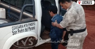 Supuesto feminicida fue aprehendido en San Pedro del Paraná