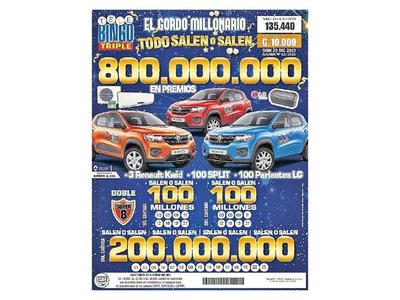 Telebingo Triple cierra   2019  con  premios millonarios