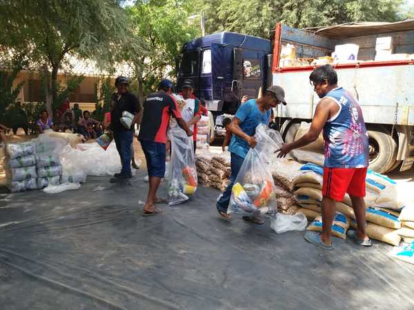 SEN entrega víveres a comunidades indígenas del Chaco