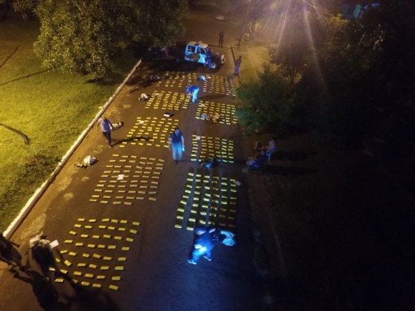 Incautan 250 kilos de marihuana que trasladaban de Paraguay hacia Argentina