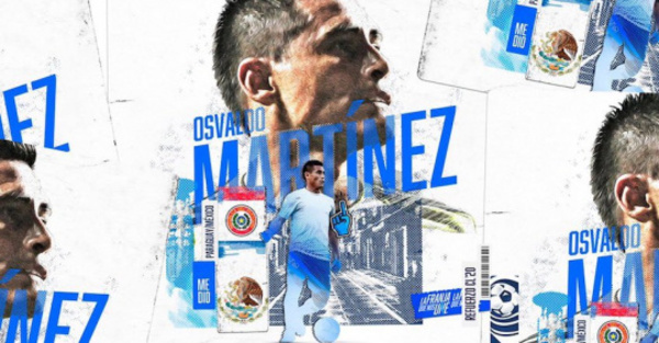 Osvaldo Martínez es la nueva figura de Puebla