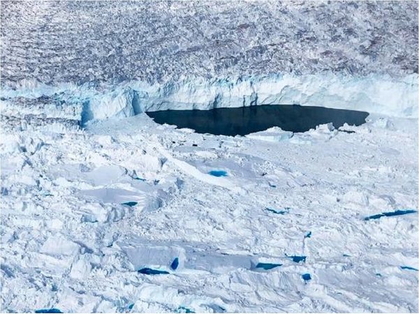 Científicos encuentran preocupante señal en glaciar de Groenlandia