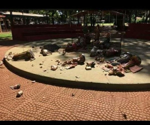 Destruyen pesebre en Minga Guazú