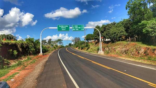 Inauguran pavimentación de tramo que une los distritos de Juan Manuel Frutos y 3 de Febrero - ADN Paraguayo
