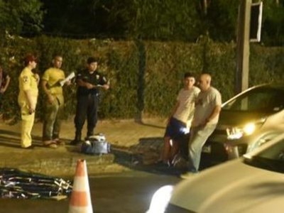 Le dio un patatús cuando  iba en moto al hospital