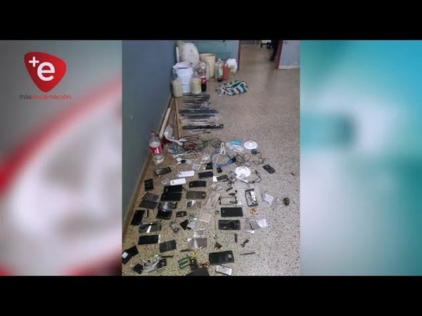 REQUISA EN EL CERESO: INCAUTAN ARMAS BLANCAS, CELULARES Y BEBIDAS