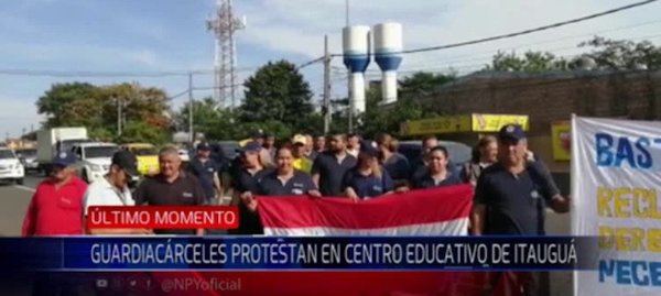 Itauguá: Agentes penitenciarios piden el pago de aguinaldo | Noticias Paraguay