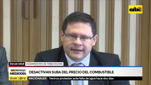Desactivan suba del precio del combustible - ABC Noticias - ABC Color
