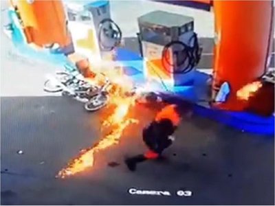 Curuguaty: De milagro evitan siniestro en estación de servicios
