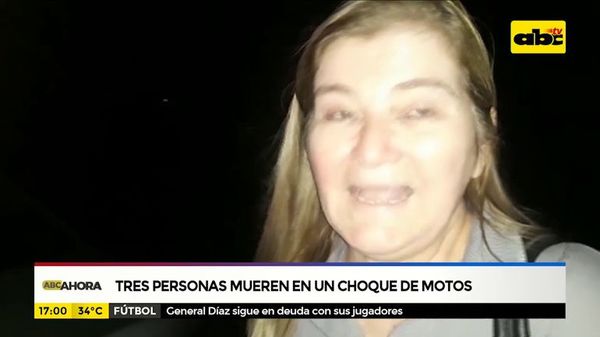 Tres personas mueren en un choque de motos - ABC Noticias - ABC Color