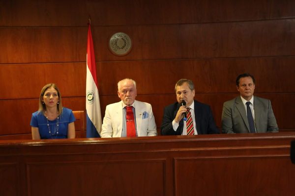 Ministros de Corte destacan lucha contra la mora judicial