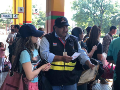 Funcionarios de la Dinatran continúan con los controles