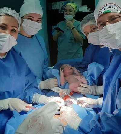Primera cesárea en IPS de Benjamín Aceval