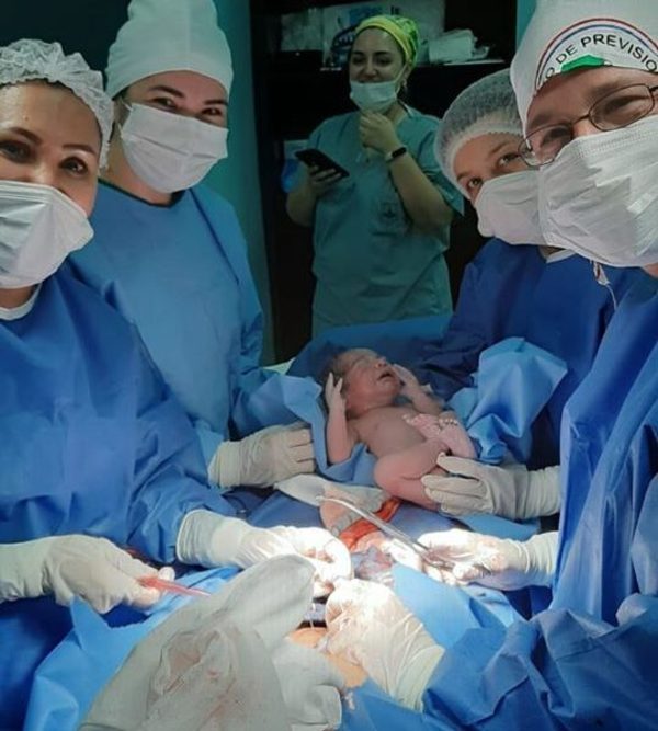 Primera cesárea en IPS de Benjamín Aceval