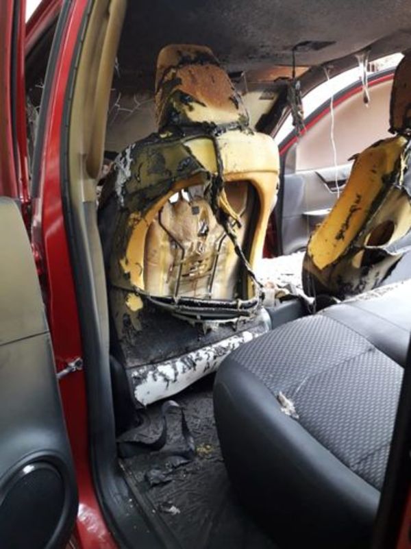 Investigan incendio de vehículo del titular del Colegio de Abogados de Capiatá » Ñanduti