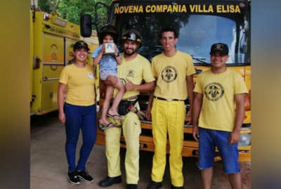 Pascualito, el pequeño que donó todo su ahorro a los bomberos