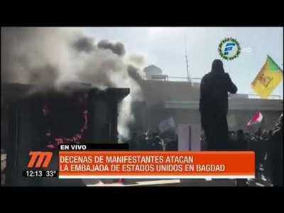 Iracundo ataque a embajada americana en Irak