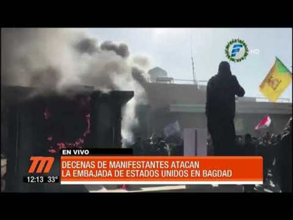 Iracundo ataque a embajada americana en Irak