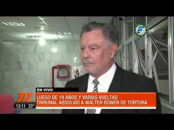 Absuelven a Walter Bower de caso de tortura