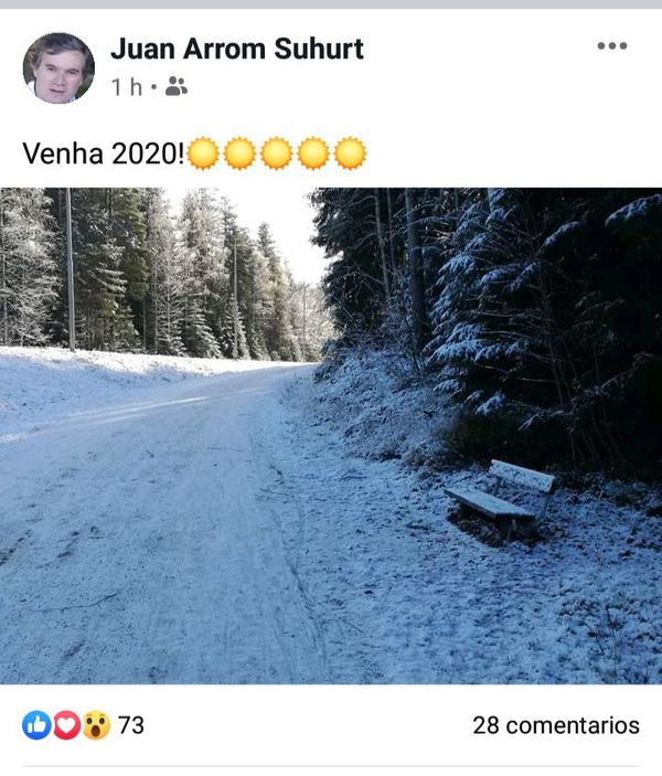 Arrom recibe el 2020 en medio de la nieve de Finlandia - Nacionales - ABC Color
