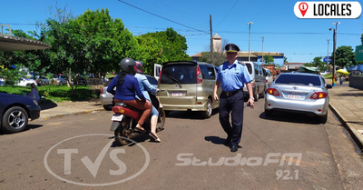 Agentes de Tránsito de Encarnación garantizan seguridad en año nuevo