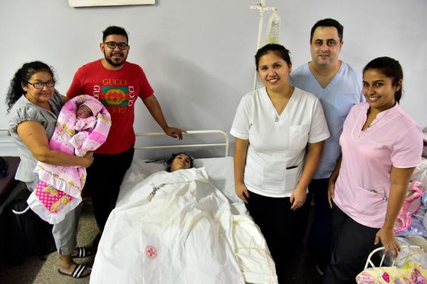 Alessa, la primera beba del año 2020