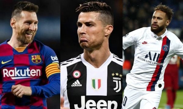 Así recibieron el 2020 Messi, CR7, Neymar y otras estrellas del fútbol